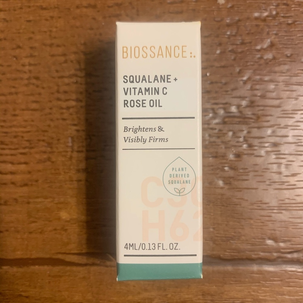 Biossance Squalane Vitamin C Rose Oil